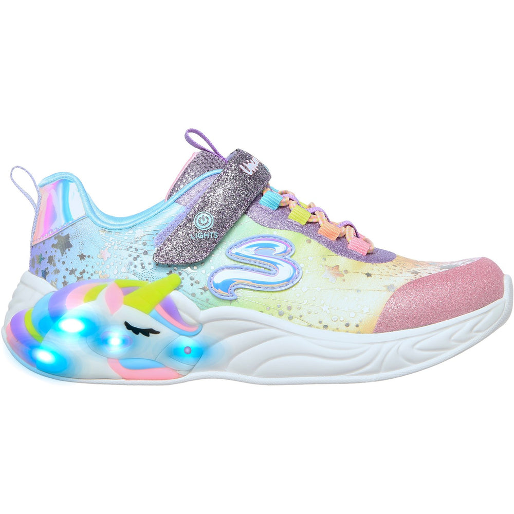 Køb Skechers Purple S-Lights Unicorn Dreams