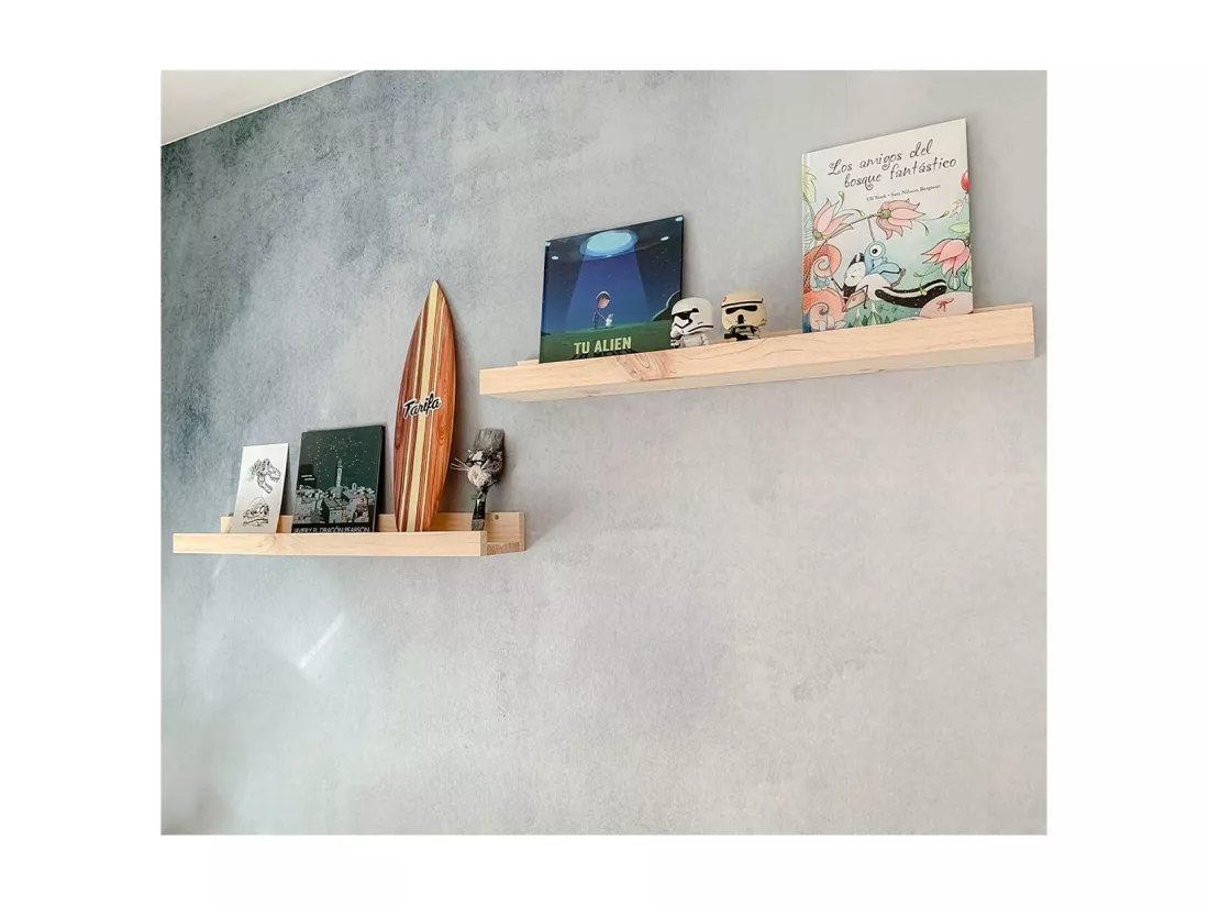 Etagère murale en pin massif - L60 x H7 cm