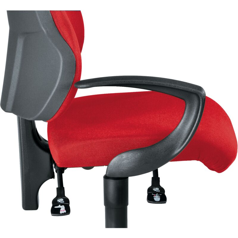 Paire d'accoudoirs fixe pour chaise Dhark