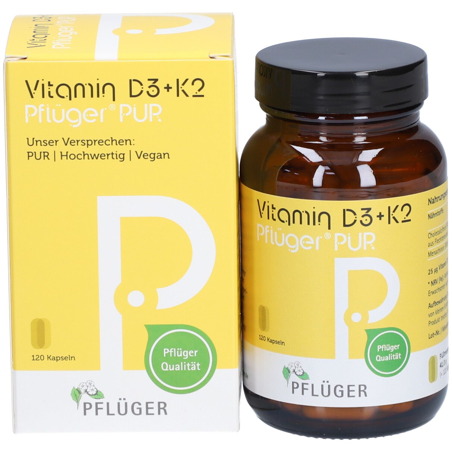 Vitamin D3+K2 Pflüger® PUR
