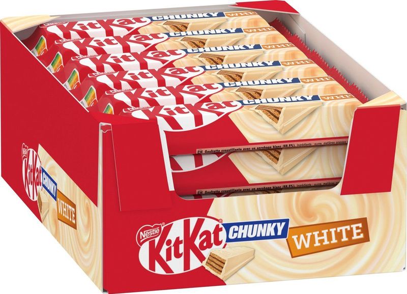 KitKat - Chunky Witte Chocolade Repen - 24 stuks x 40g