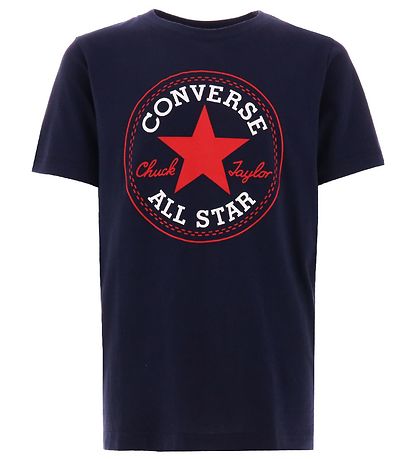 Converse T-Shirt - Obsidian/Emaille Rot