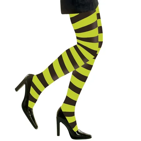 Widmann Gestreifte Strumpfhose neon, 70 Den, sortiert