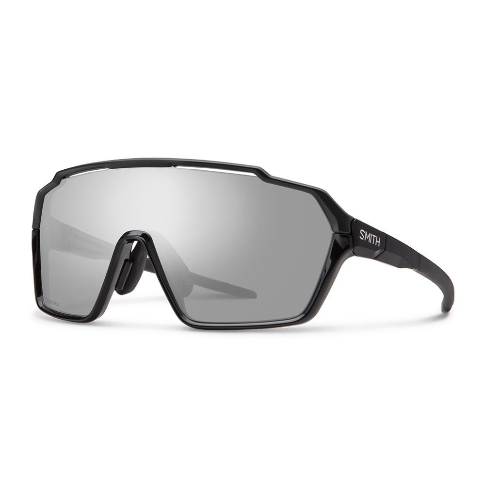 Smith SHIFT MAG - Lunettes de soleil matte black/chromapop platinum mirror