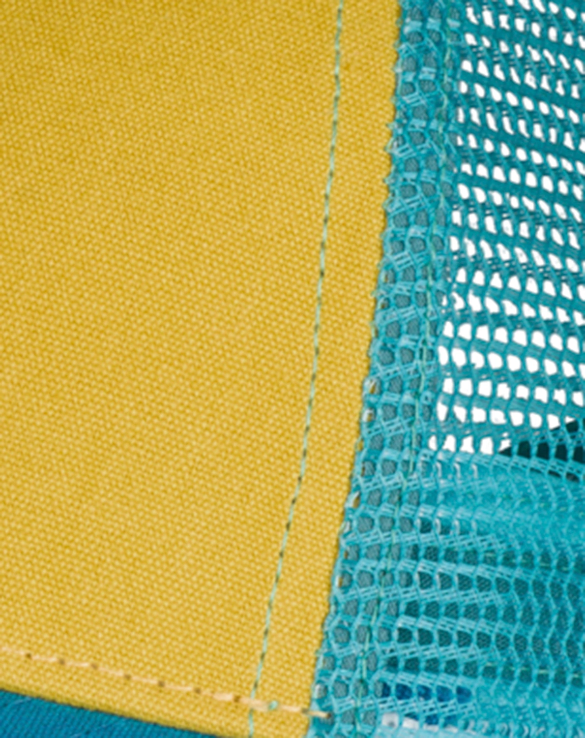 Basecap FEMUND in ginger/dusky turquoise/atlantic blue