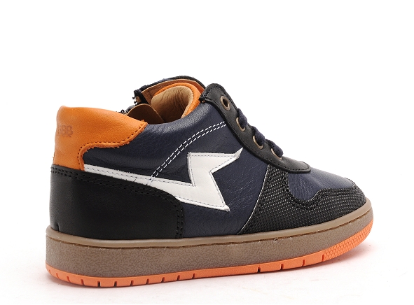 Gbb boots bottine enfant rosko bleu