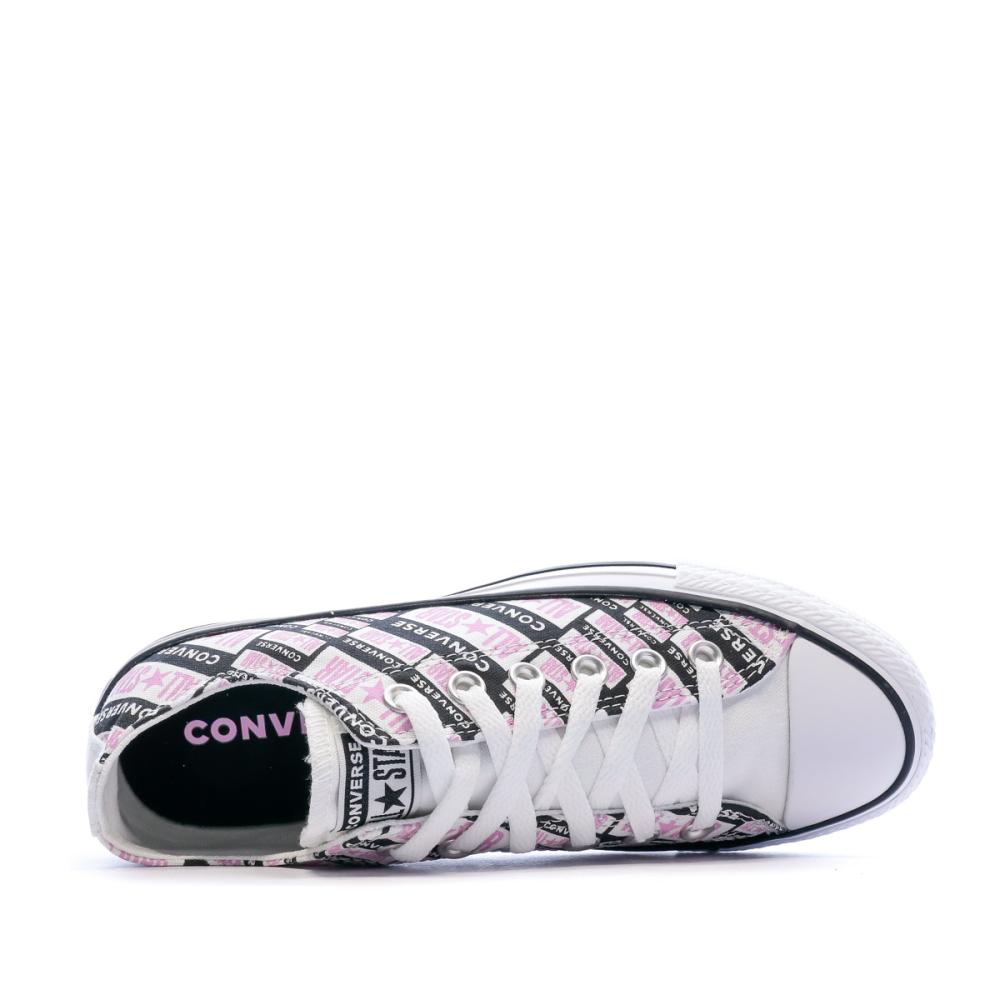 Converse Baskets Rose/Blanche Femme Converse OX