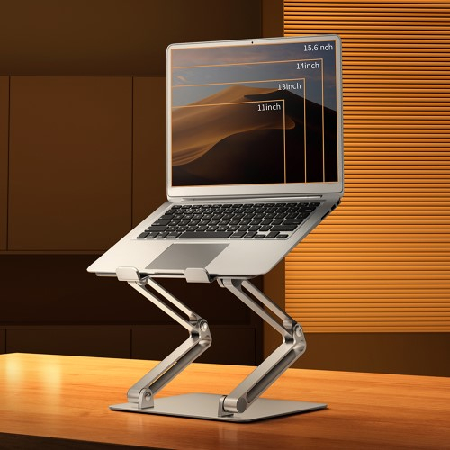 Passiv Kühlender MacBook / Laptop Alu Ständer Halterung Höhenverstellbar (11