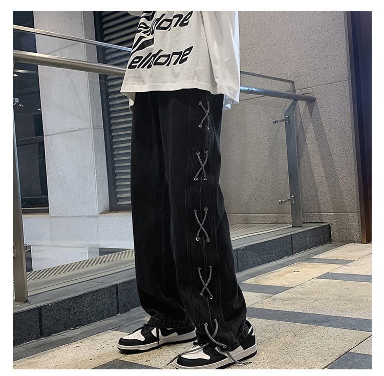 POSI - Baggy jeans met trekkoord