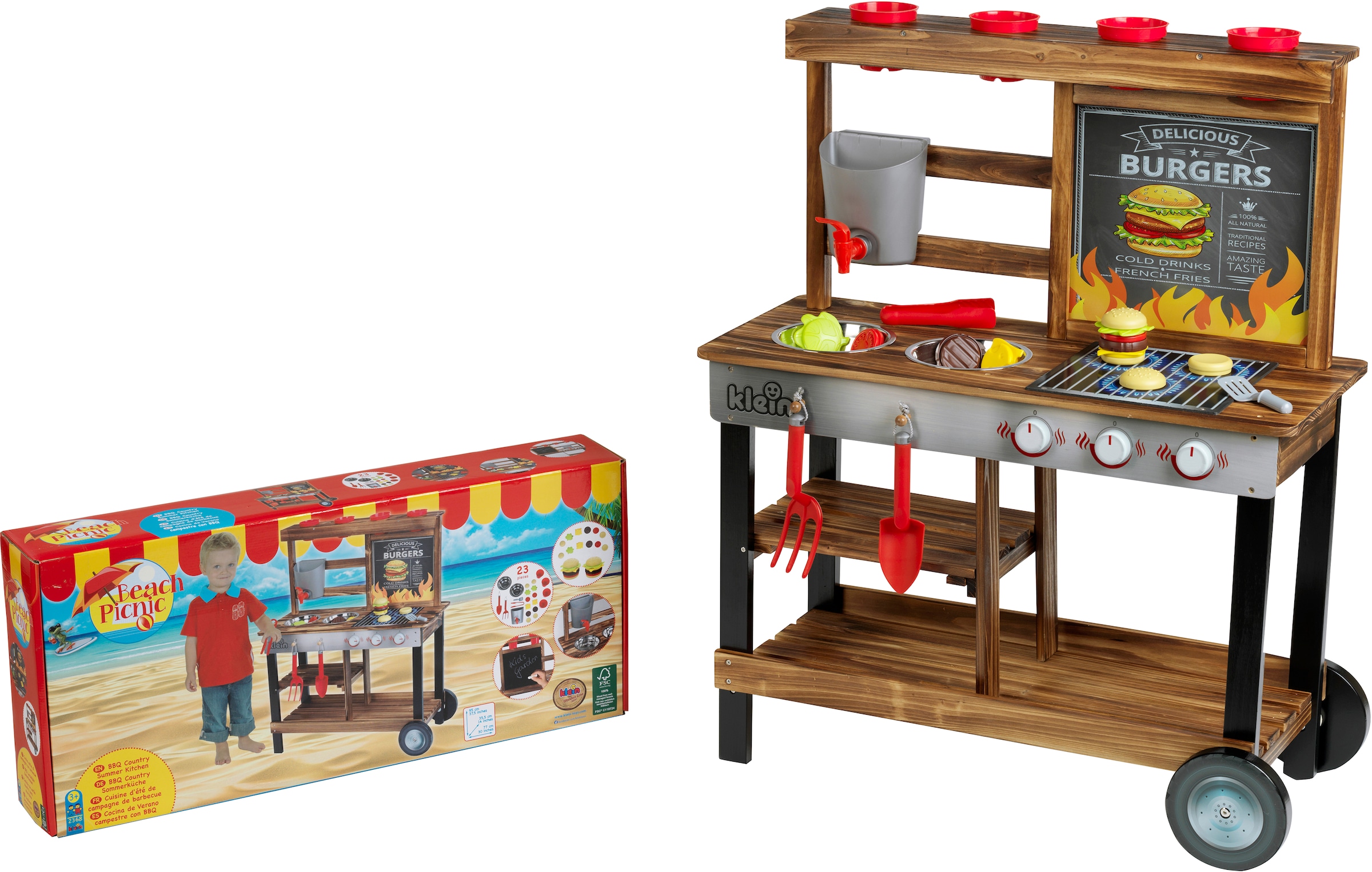 Klein Spielküche »Beach Picnic, BBQ Country Sommer Küche« FSC® - schützt Wald