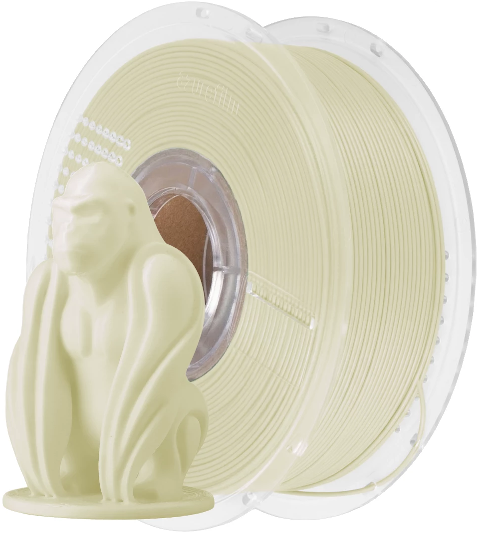 AzureFilm  PLA Lumos Glow in the Dark White, 1,75mm (1 kg)    Hochwertiges PLA Filament mit Glow in the Dark Effekt