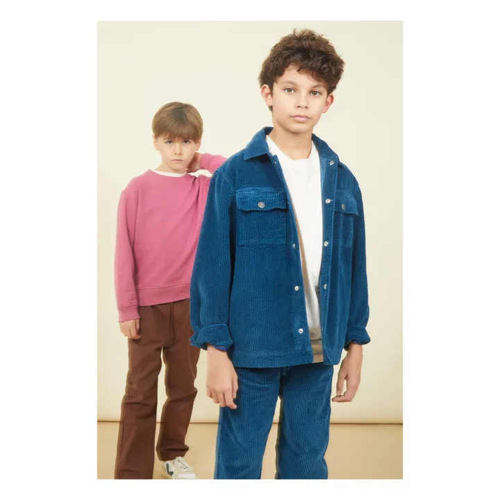 SMALLABLE BASICS Pantalon Elastiqué à la Taille Garçon Denim | Marron