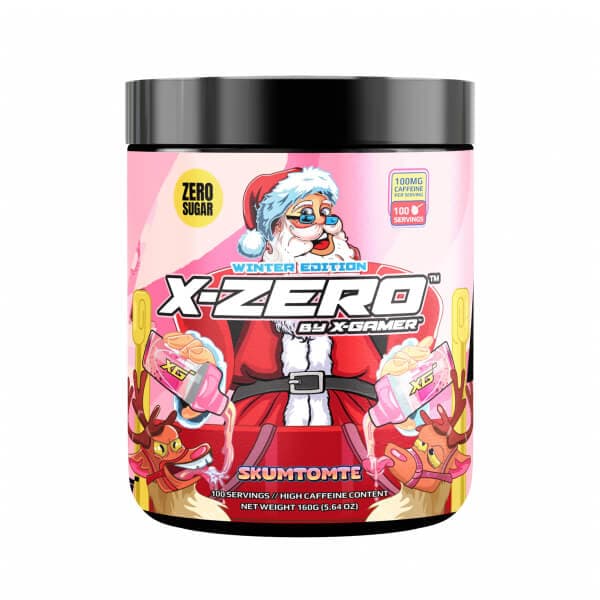 Energidrikkpulver X-Zero 160 gram Skumtomte