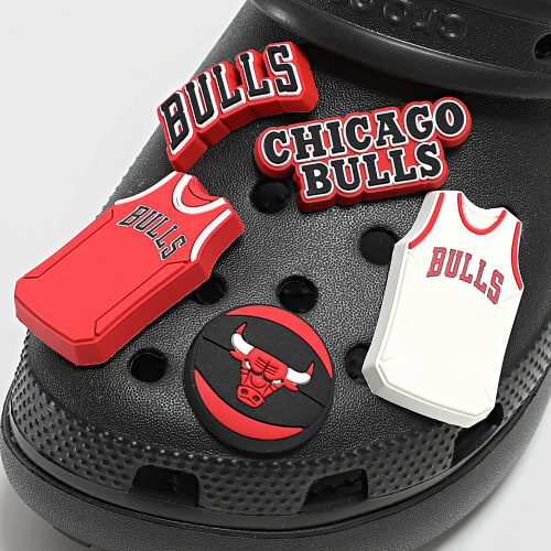 Jibbitz Chicago Bulls Rouge