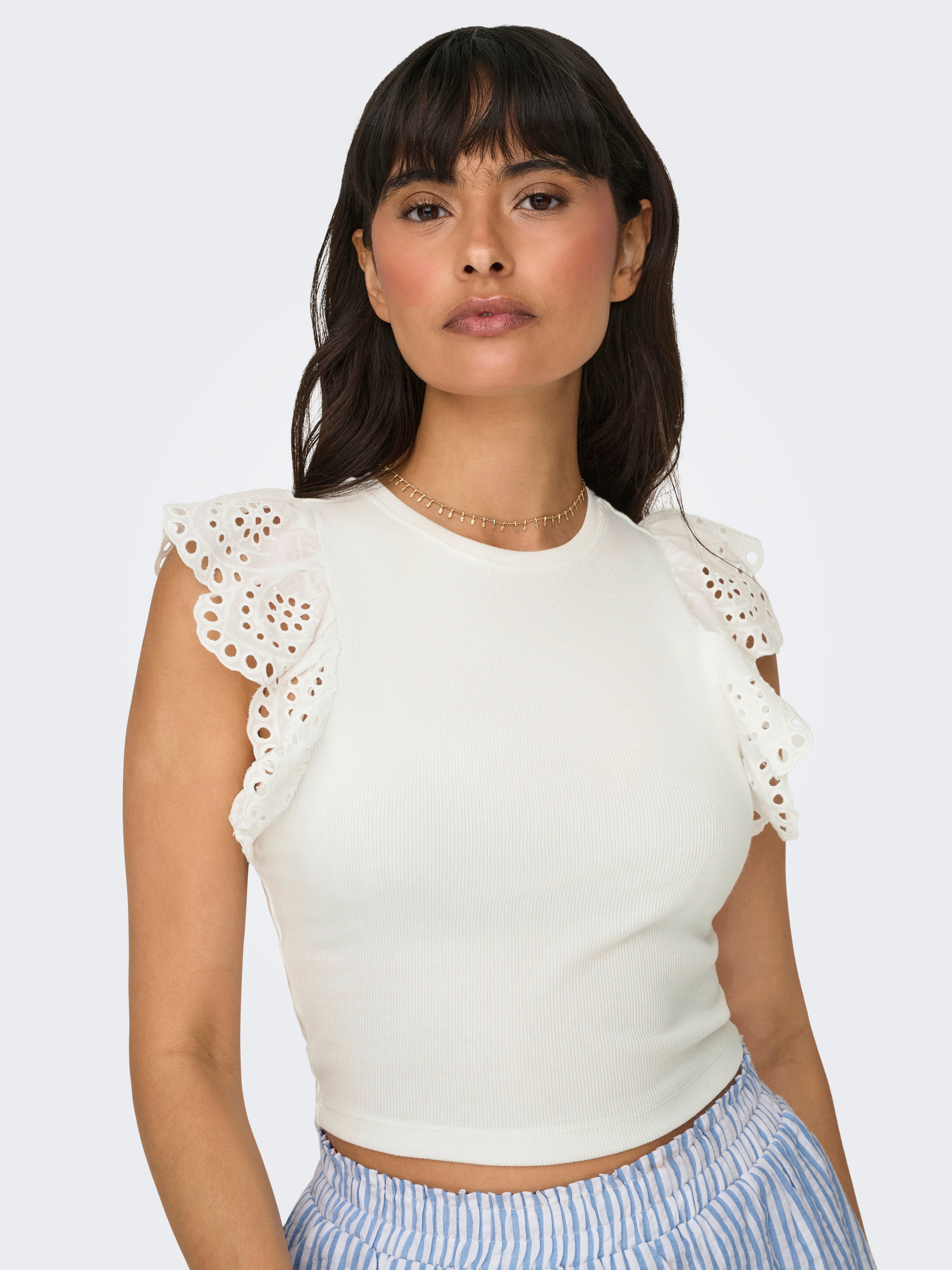 ONLDREA Top Cloud Dancer
