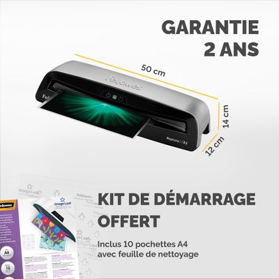 Fellowes Neptune 3 - Plastifieuse A3 - de 80 à 175 microns, et à froid