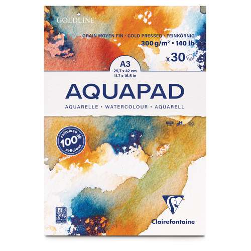 Clairefontaine Goldline Aquapad Aquarellblock