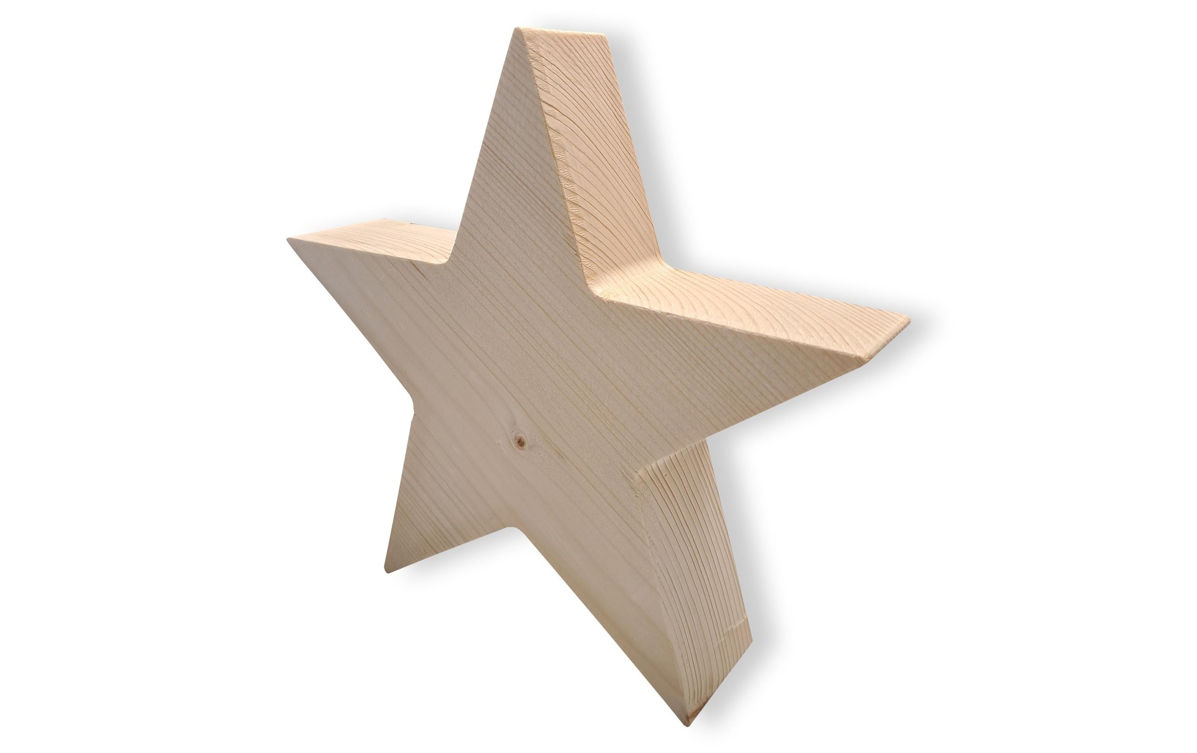 Holz Zollhaus Dekofigur »Massivholz Stern«