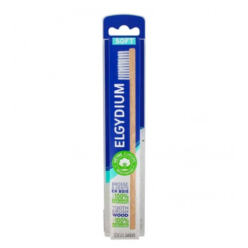 Elgydium Eco Escova de Dentes em Madeira Suave