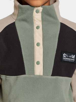 Didriksons Yokto Fleecegenser, Light Moss