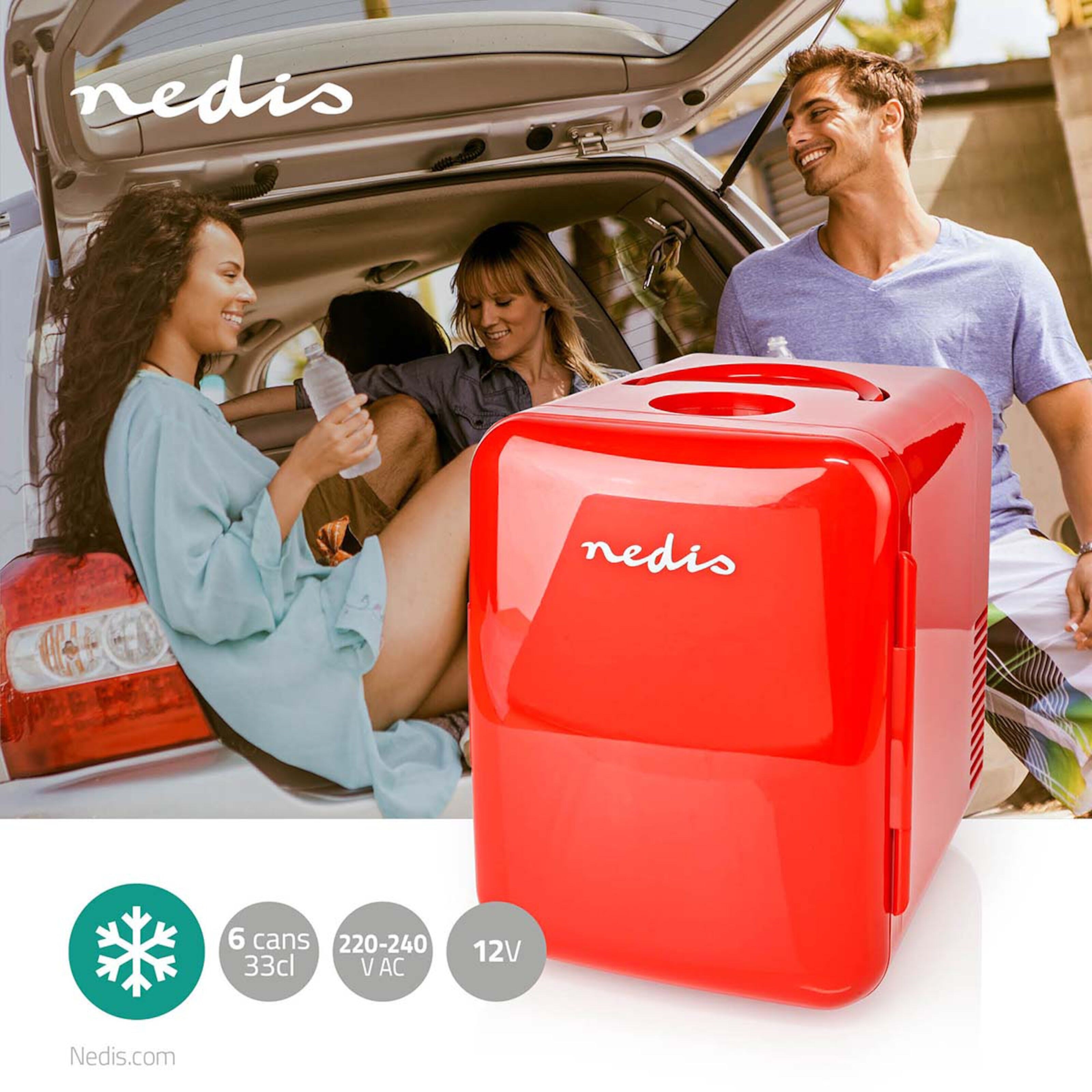 Nedis Portabelt minikjøleskap 4 l