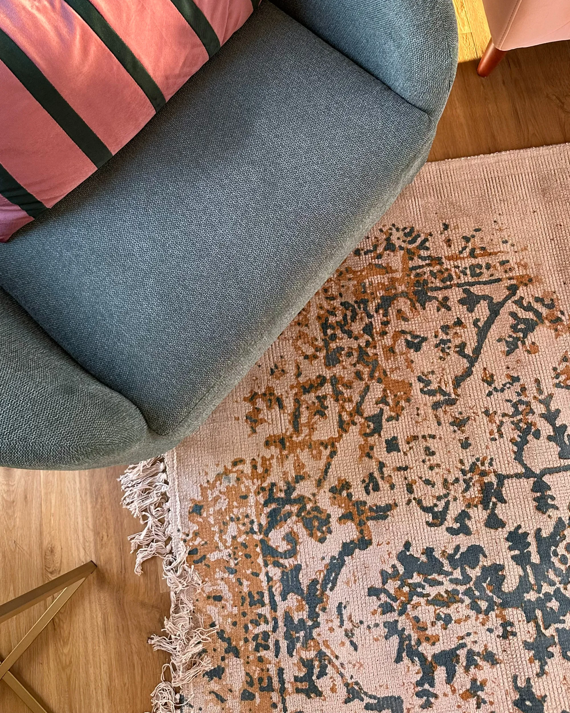Vloerkleed BOYALI Donkergroen 160 x 230 cm Viscose