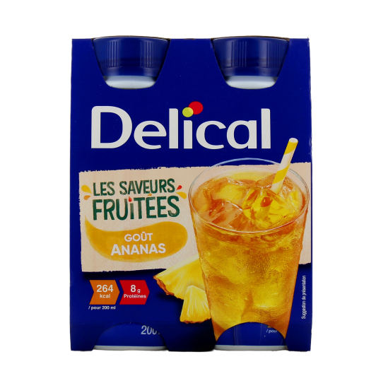 Delical Boisson Fruitée - 4 x 200 ml