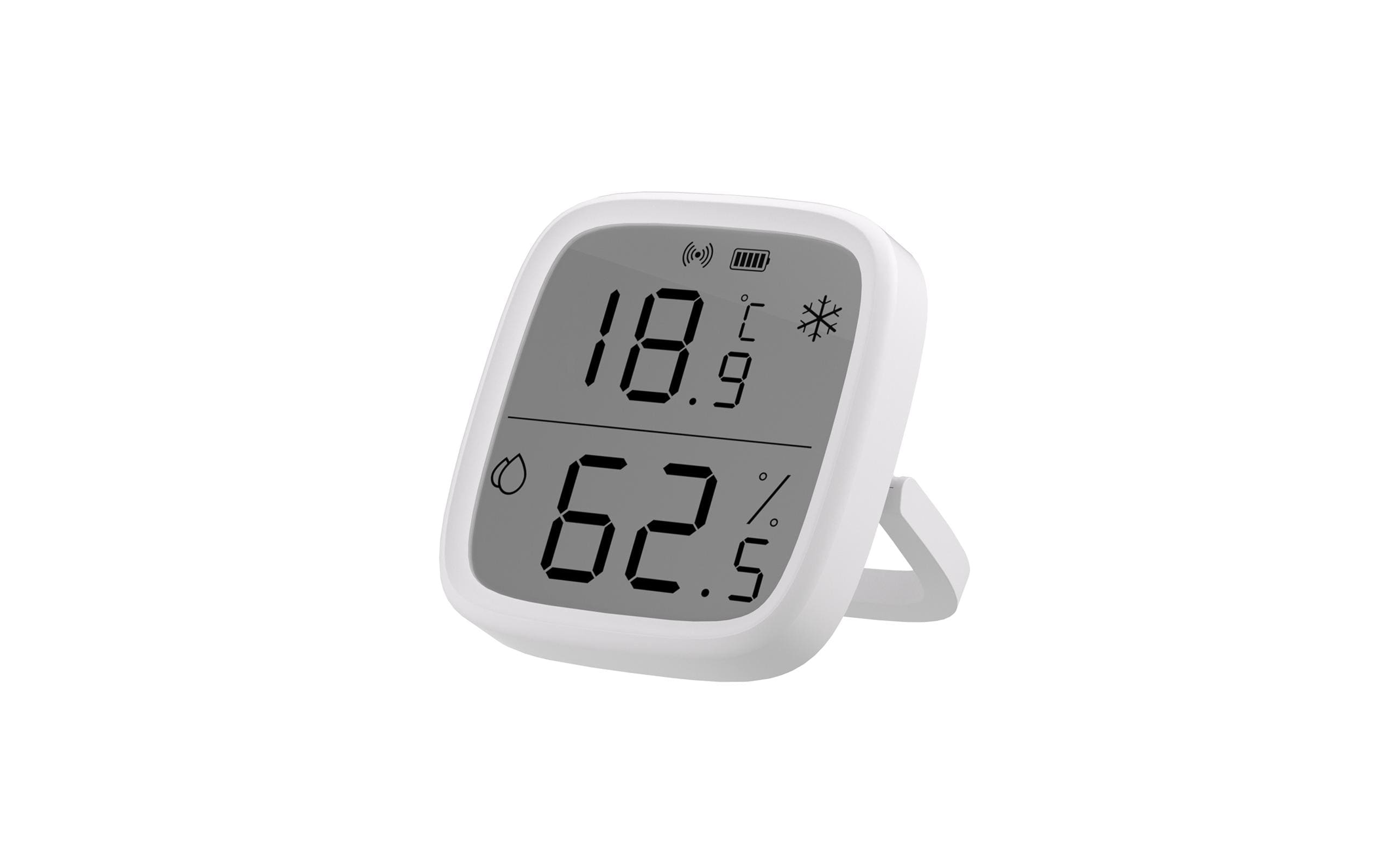 Smart Home Temperatur-/ Feuchtigkeitssensor LCD ZigBee 3.0Sensor mit LC-Display zur Erfassung von Temperatur und Luftfeuchtigkeit