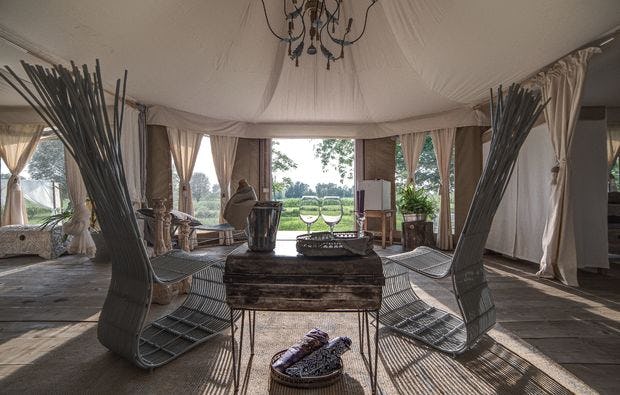 Glamping in Mirano, Venedig extravagantes Geschenk