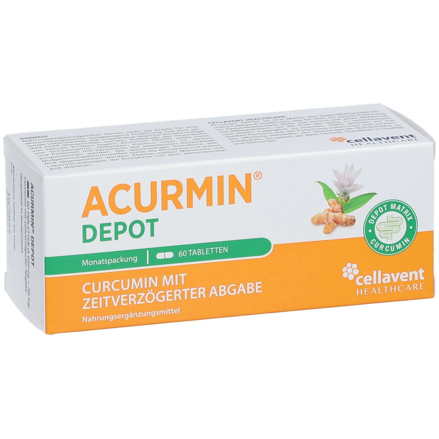 ACURMIN® DEPOT Curcumin mit zeitverzögerzter Abgabe-Acurmin DEPOT