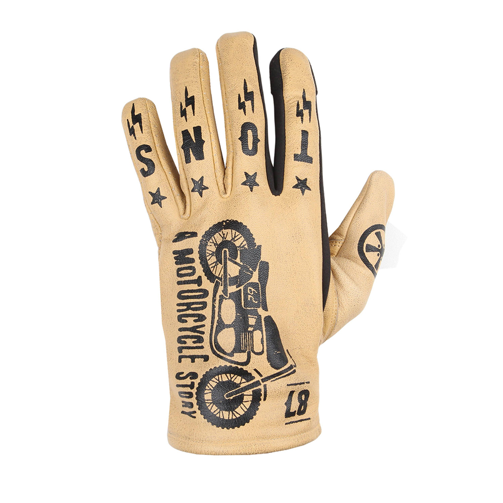 Helstons - Gants Kustom été Beige