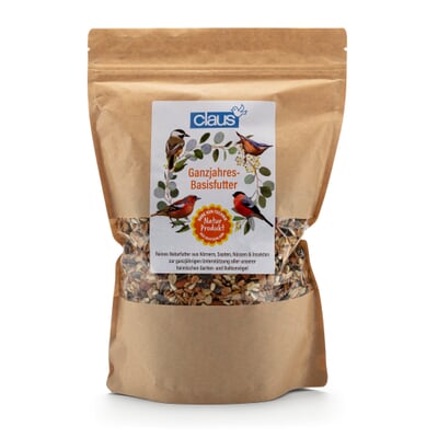 Ganzjahres-Basisfutter für Gartenvögel