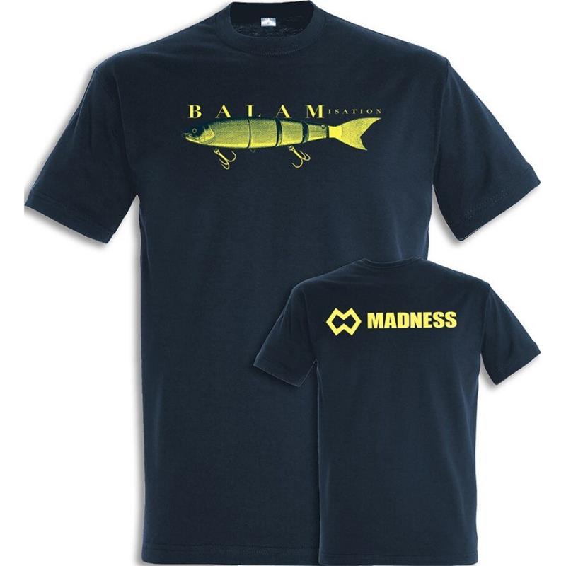 Tee Shirt Manches Courtes Homme Madness Balamisation - Navy