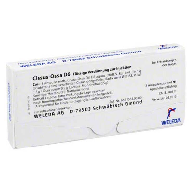 Cissus-Ossa D 6 Ampullen, 8X1 ml