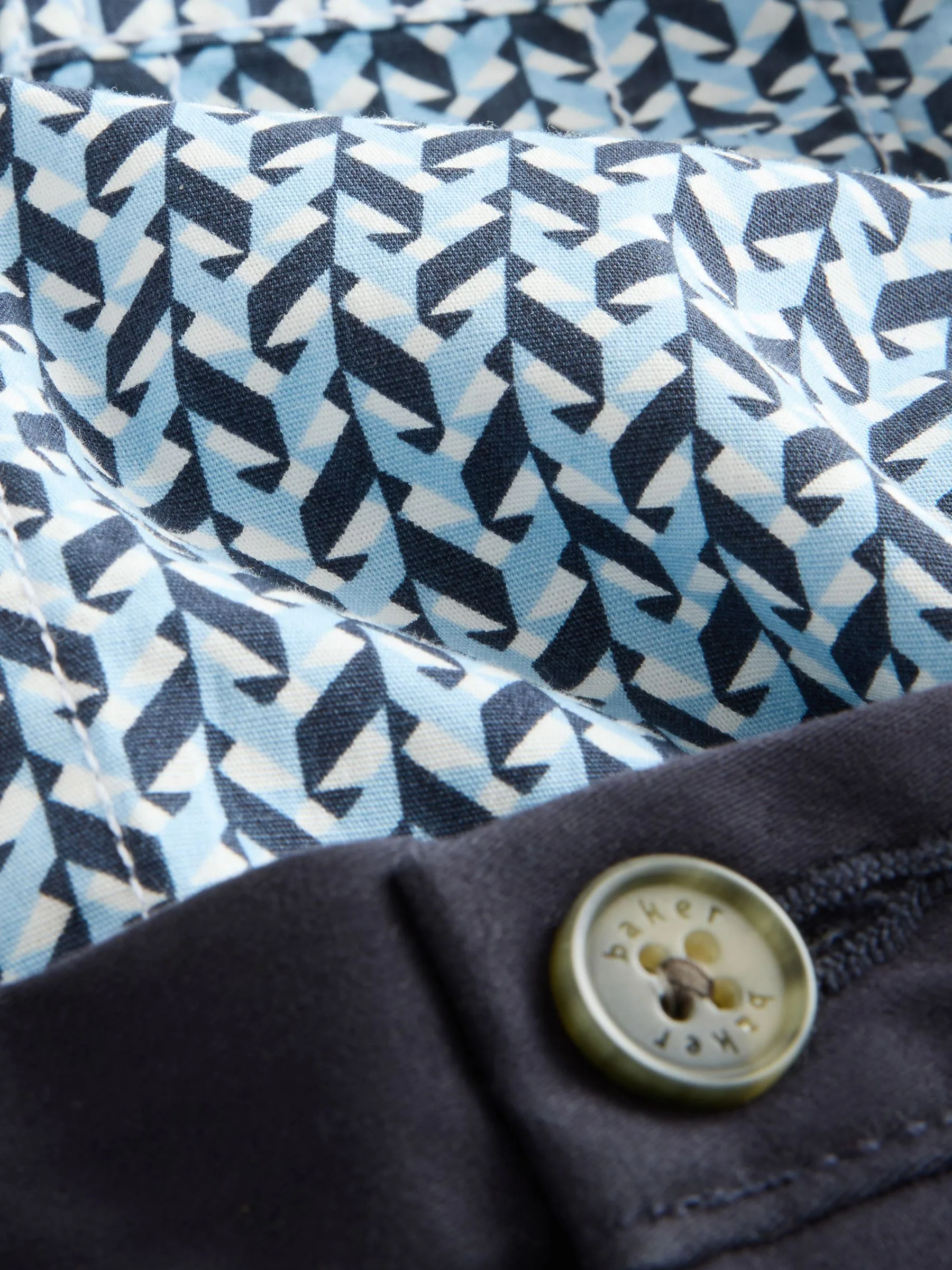 Marineblauw - Baker by Ted Baker Shirt Trousers and Braces Set