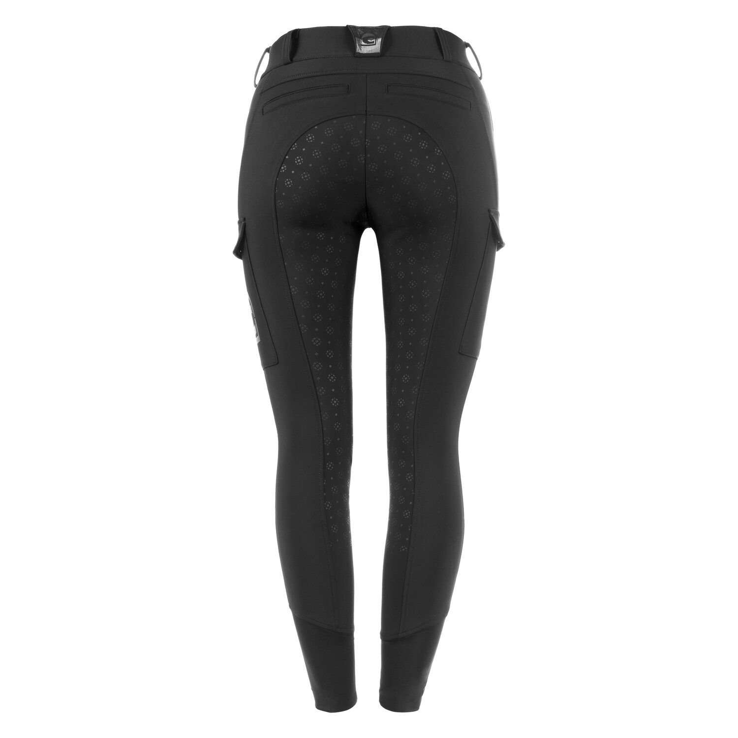 Cavallo Gesäßeinsatz-Reithose CAVALCINTIA CARGO - black