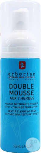 Erborian Double Mousse Nettoyante Visage Aux 7 Herbes 145ml