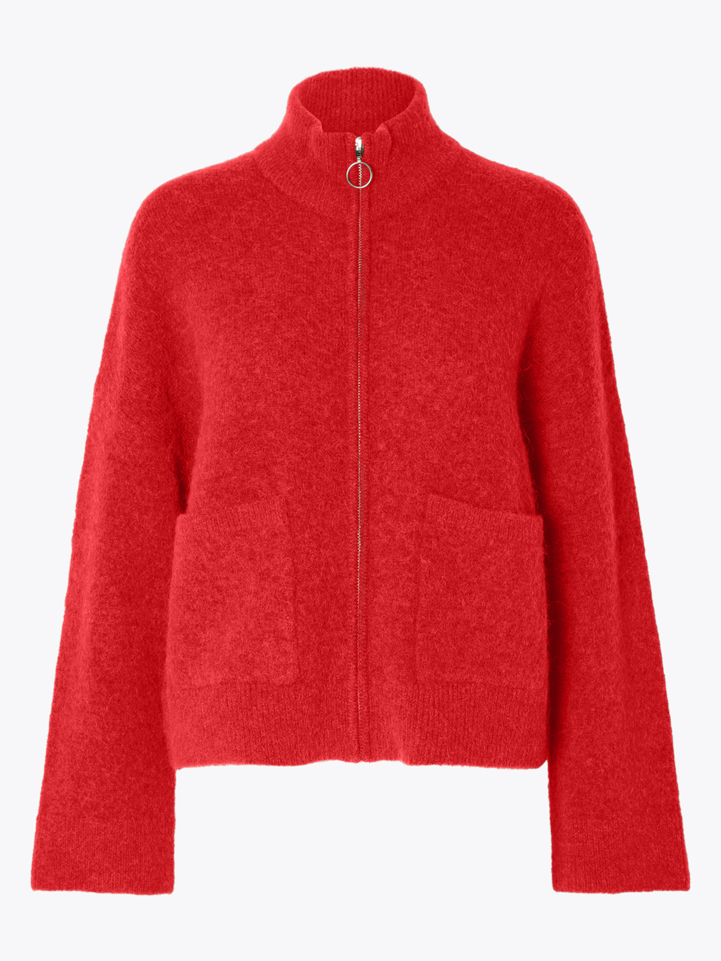 Sia Ras Long Sleeve Knit Zipper Cardigan