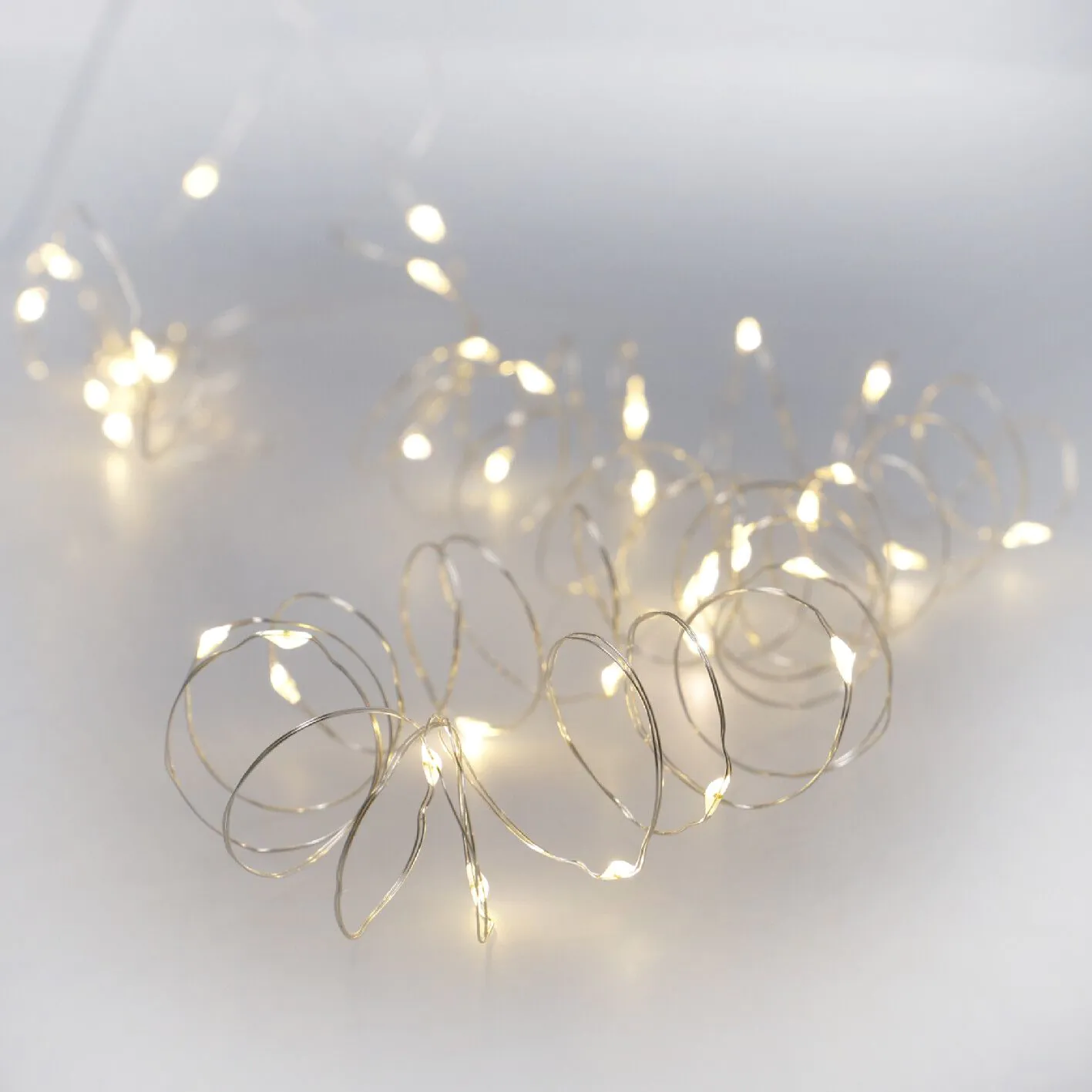 LED-Lichterkette Mini mit Timer, 40er, 390 cm