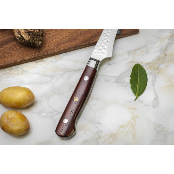 Couteau Fukito Rosewood Damas modèle bec d'oiseau 9cm Fukito