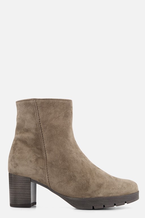 Gabor Enkellaarsjes taupe Suede