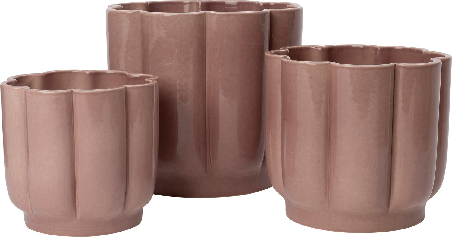 Intratuin bloempot Sterre roze D 19 H 16 cm