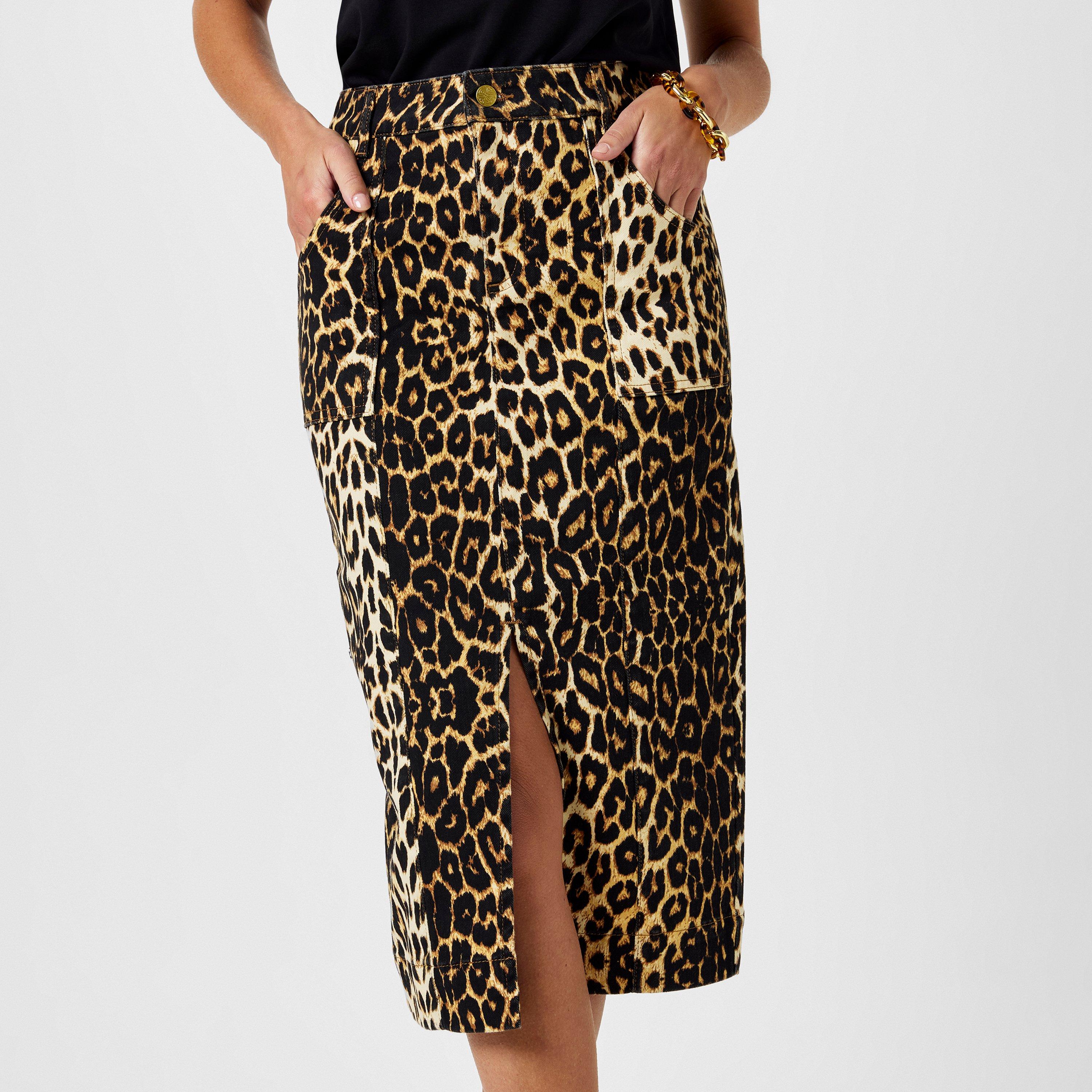 Biba Denim Midi Skirt