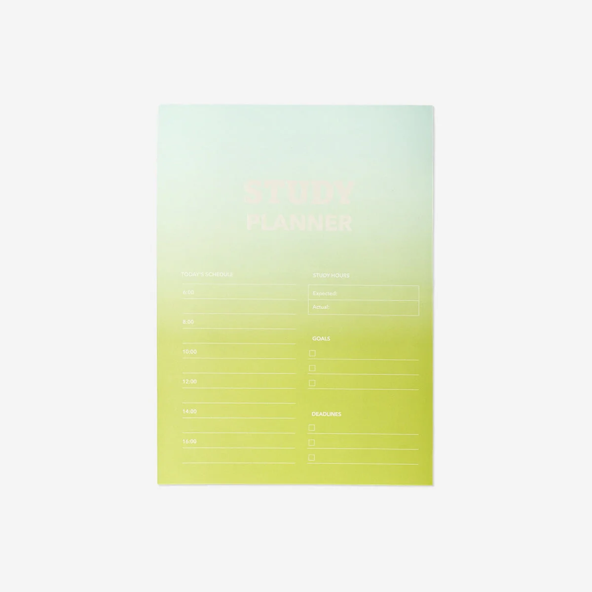 Gradient studieplanlægger