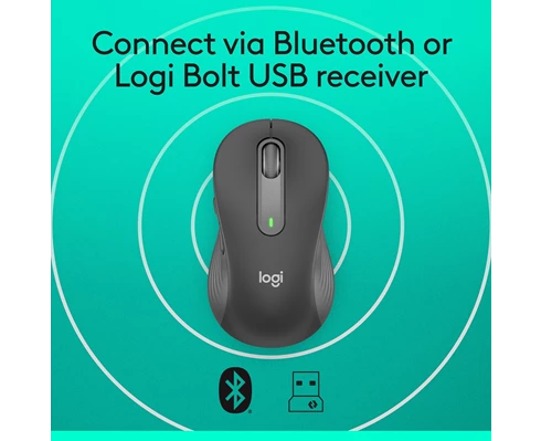 Logitech Signature M650 L Wireless Mouse - Graphite