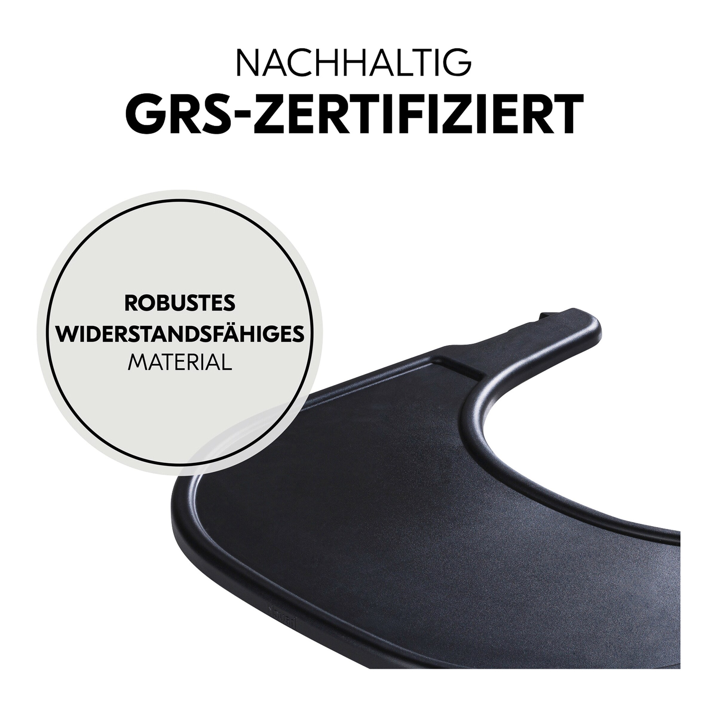 Hauck Hochstuhltisch Alpha Click Tray black