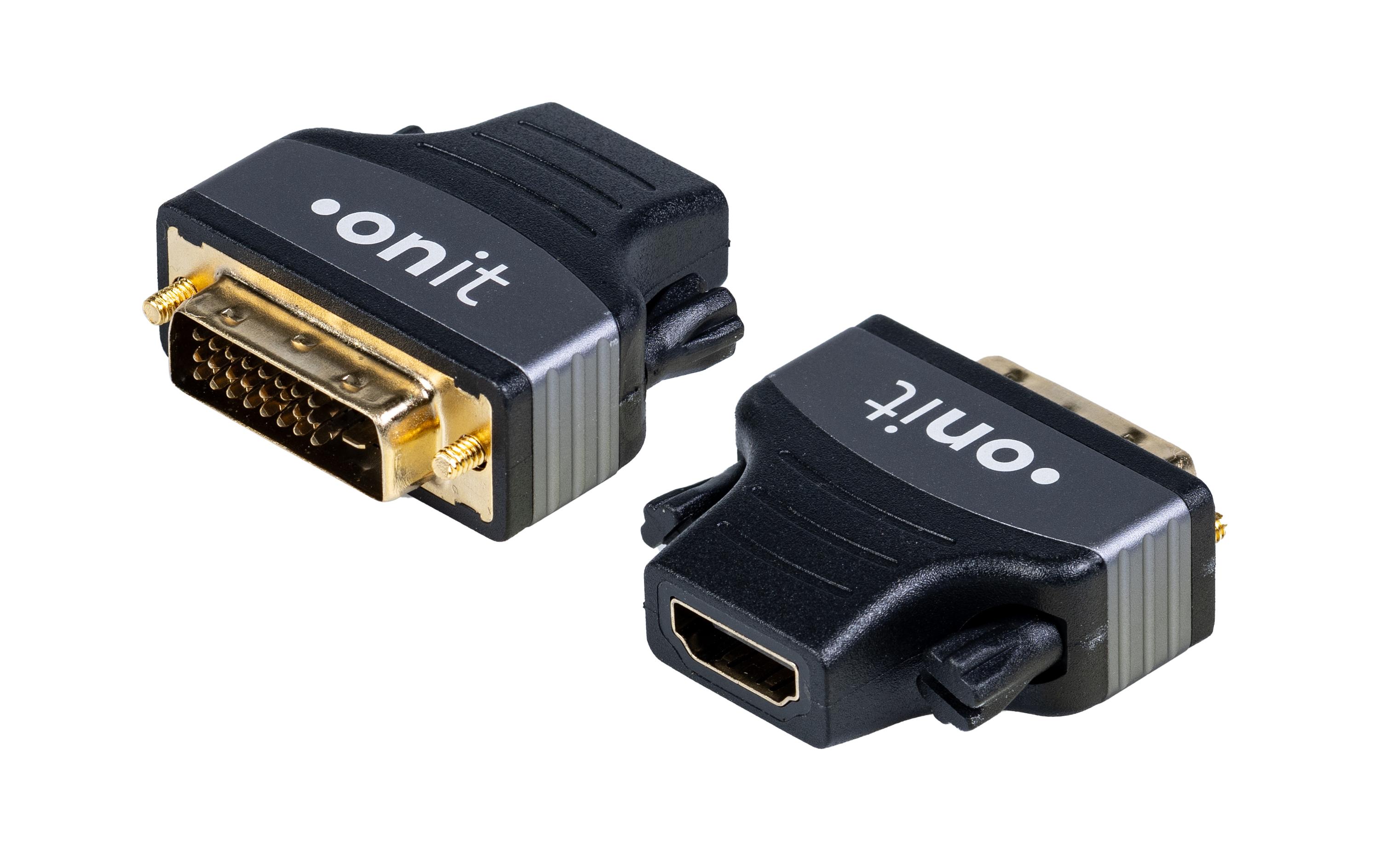 Adapter DVI-D - HDMI, 1 StückVideoadapter DVI-D auf HDMI