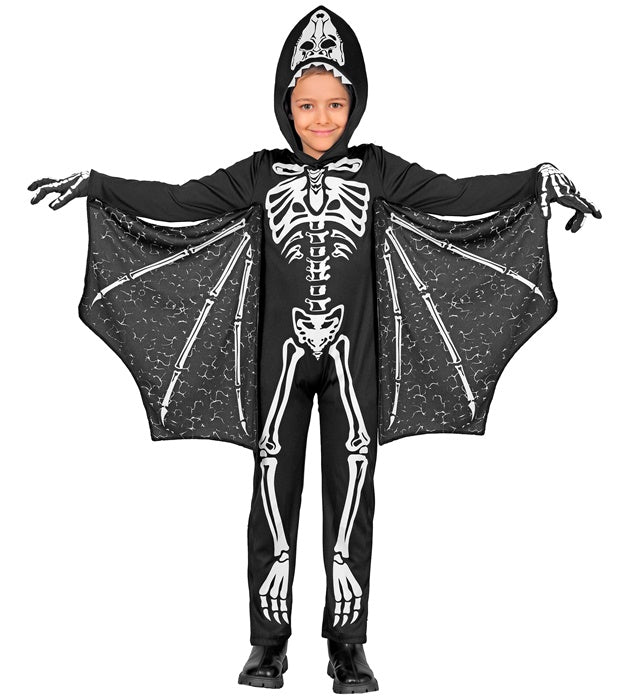 Halloween Kostuum Zwart Wit Kind Vleermuis