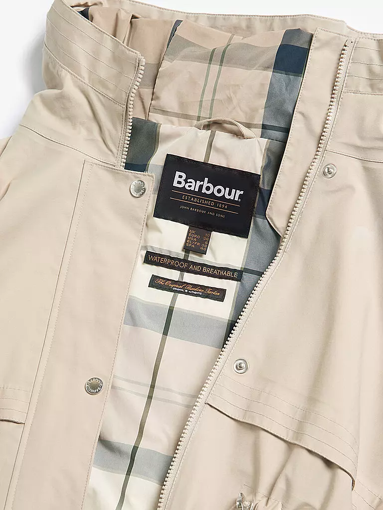BARBOUR Parka LAVENDER beige