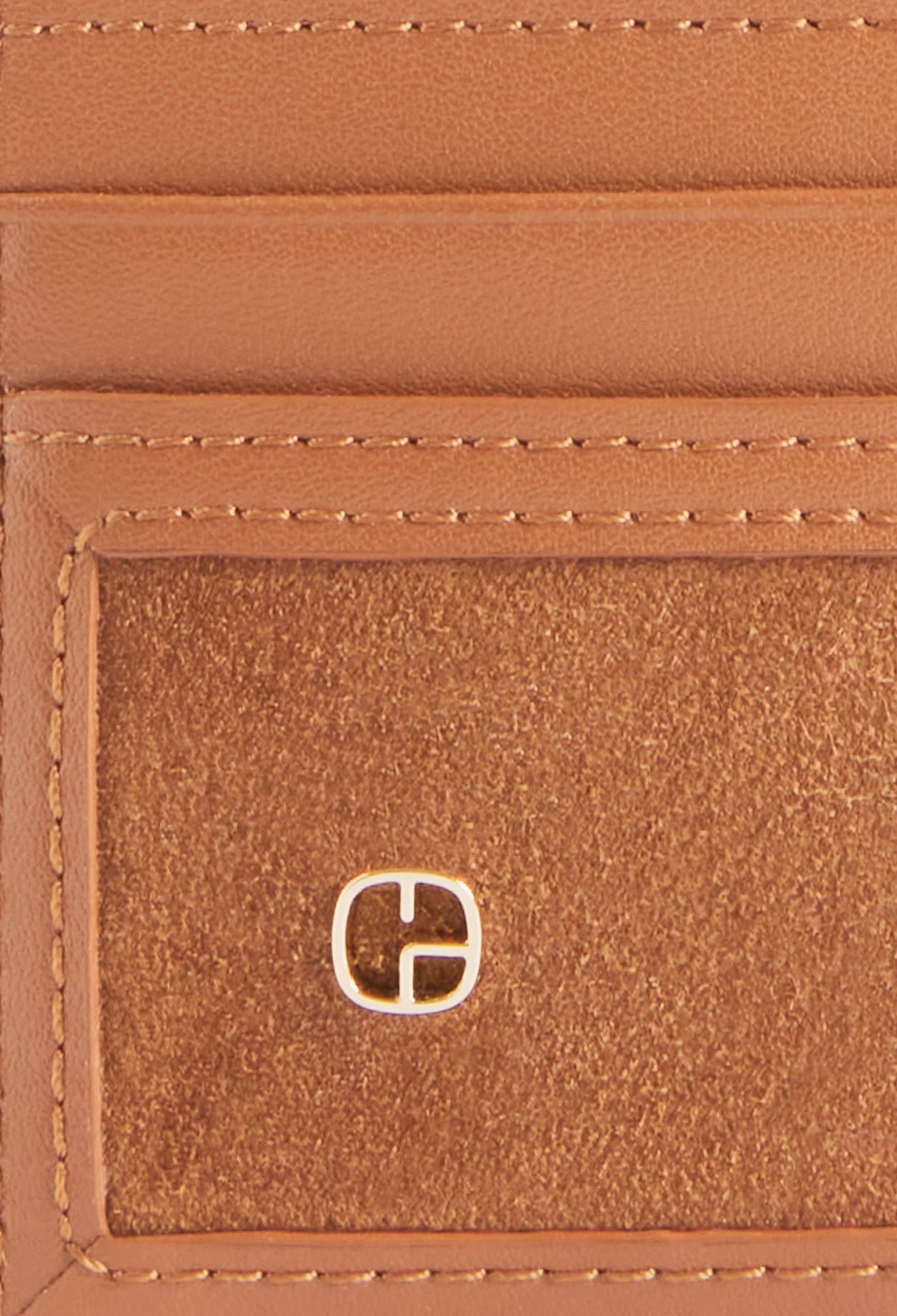 Porte-cartes cuir su&egrave;de